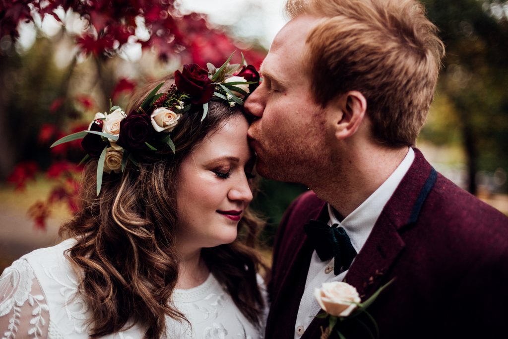A Savannah Miller bride, vibrant Autumnal colours + an intimate rustic dinner