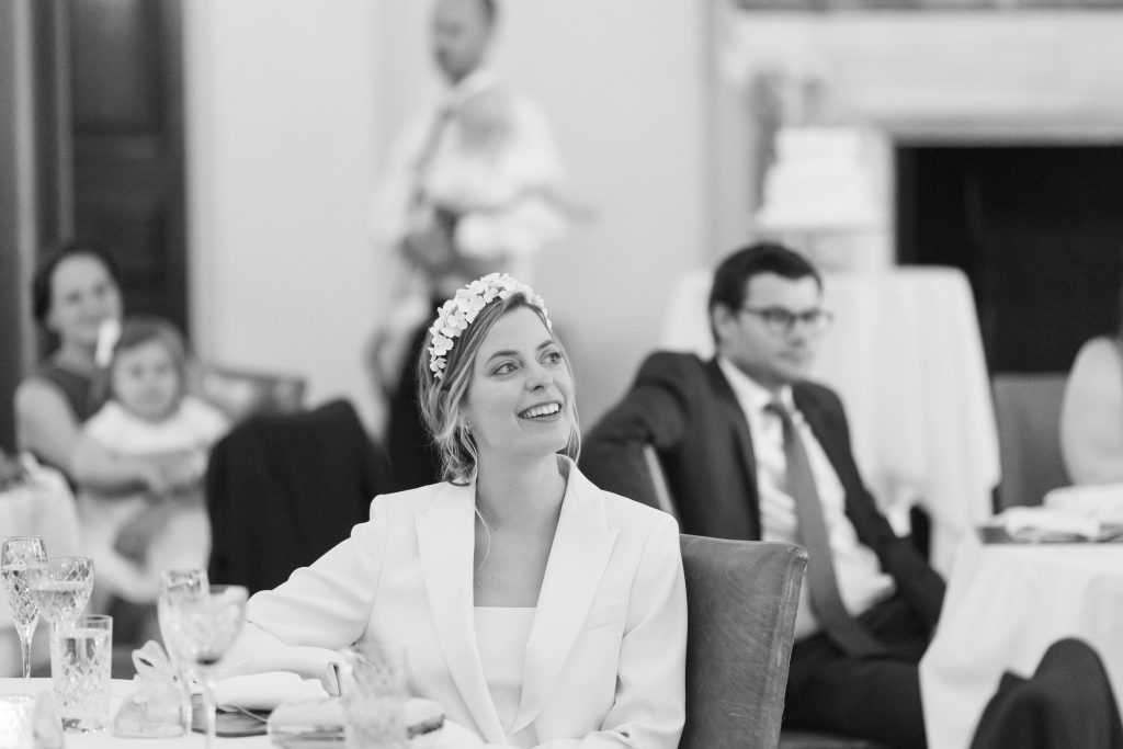 Wedding speeches for city couple's low key micro wedding at The Ned
