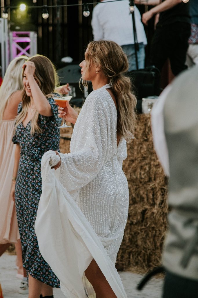 Evening party wedding dress from Asos for festival vibe summer wedding