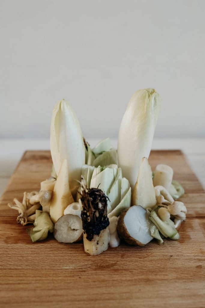 A Scandinavian style grazing board for a contemporary, minimalist barn wedding