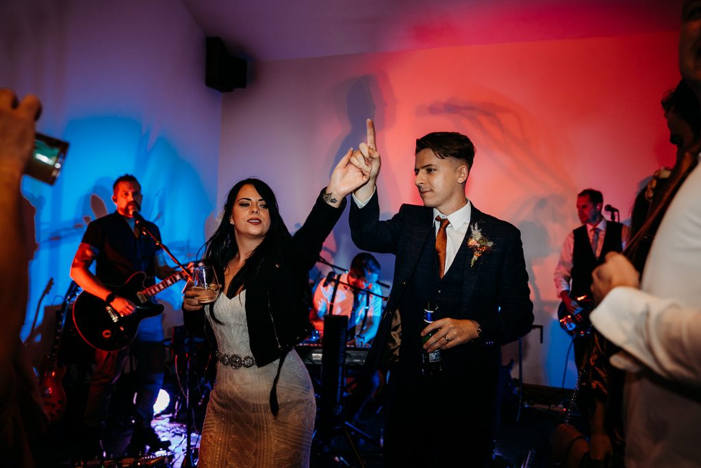 Wedding band playing a rock / pop vibe for Simon + Kiana's wedding evening