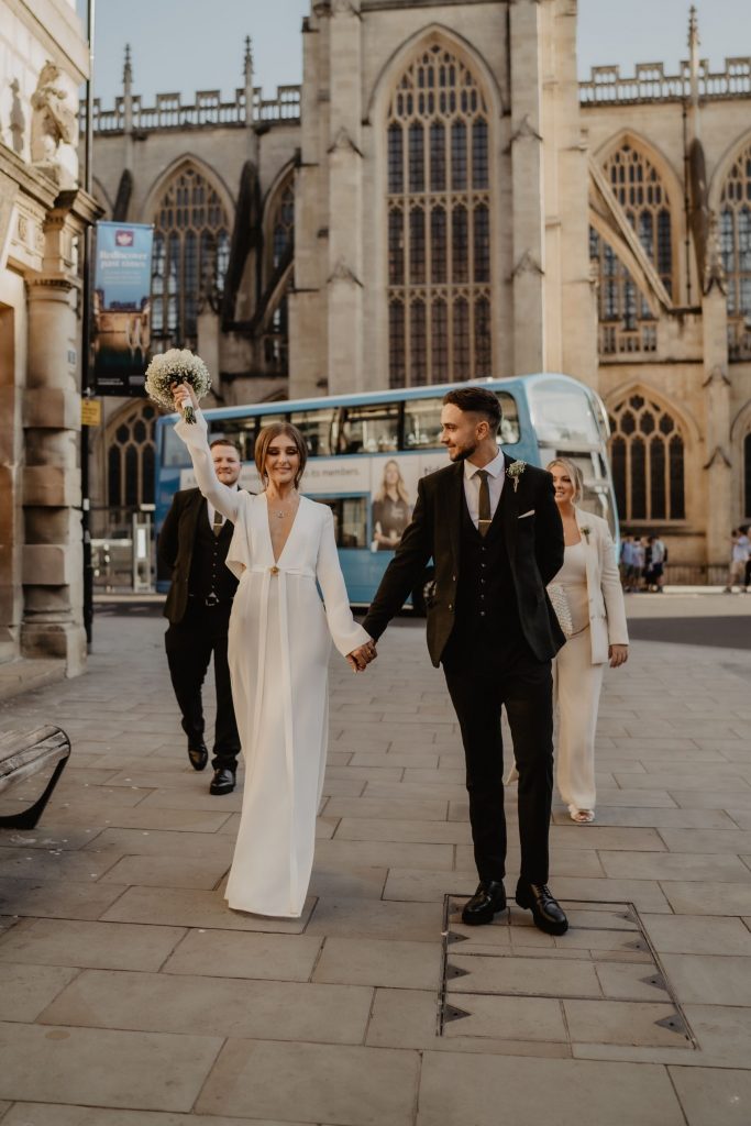 A city elopement in Bath, captured by the wonderful Kitty Clark Photography