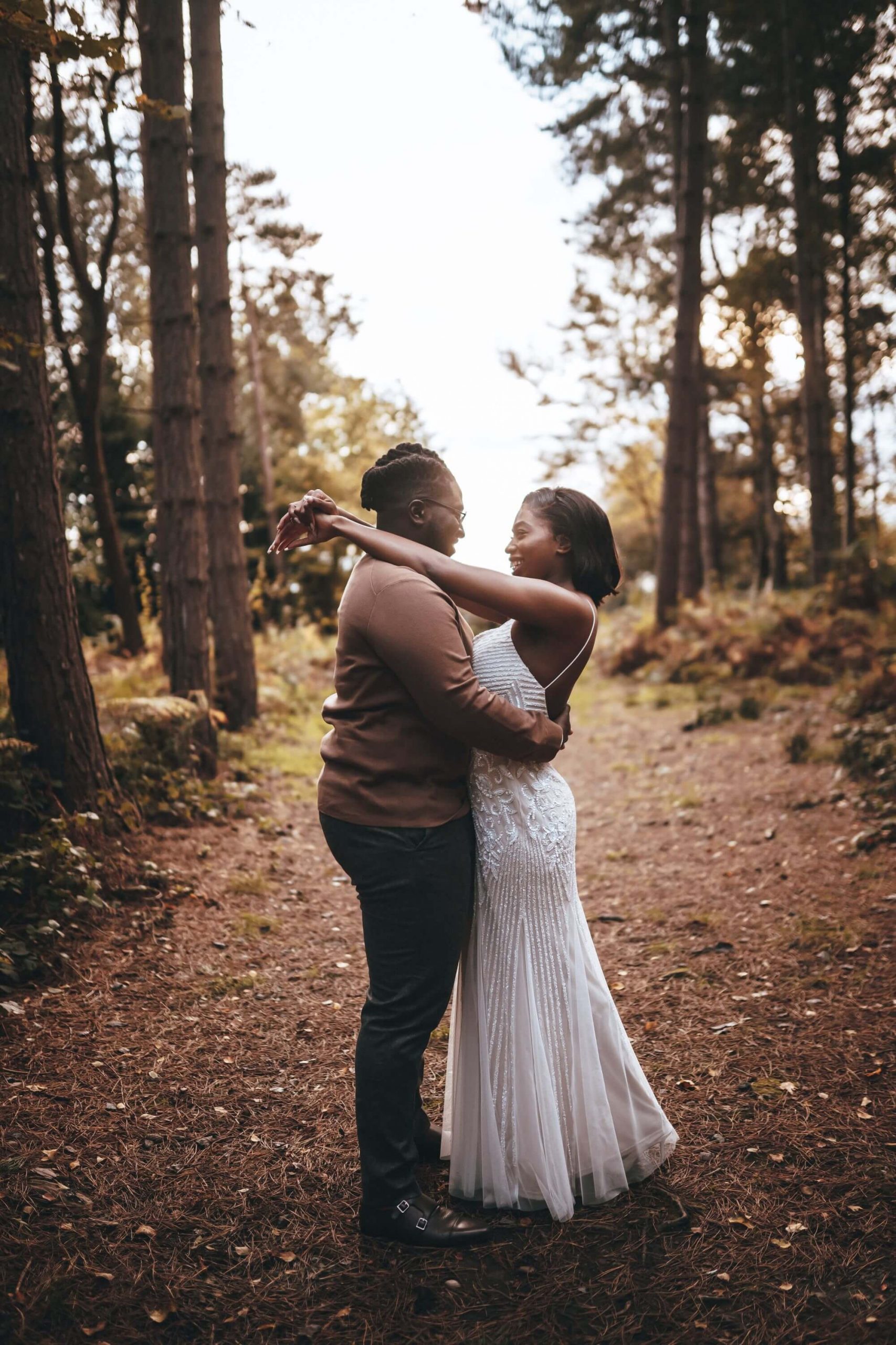 An intimate wedding moment for Olivia + Jesse