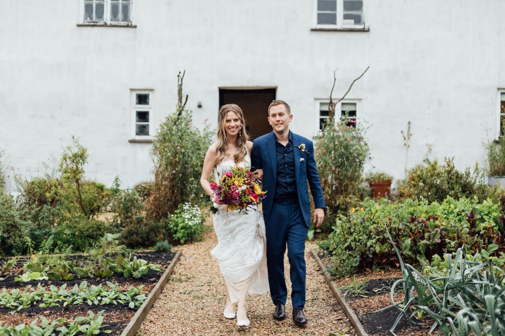 Non-traditional wedding at River Cottage