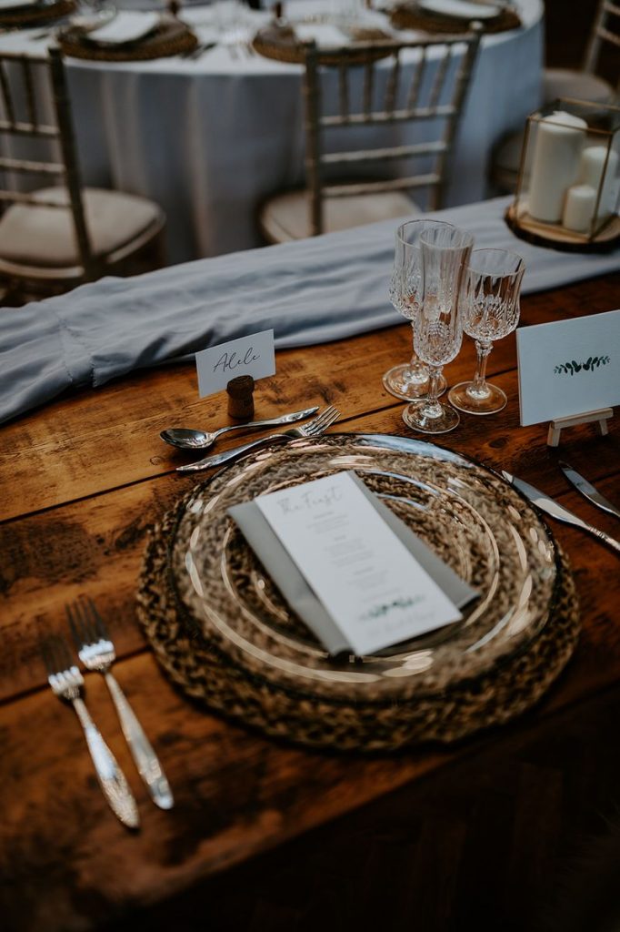 Rustic wedding styling for winter celebrations at The Pumping House