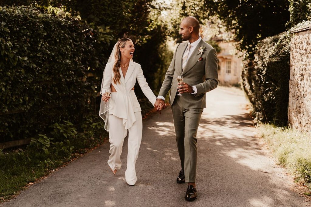 Wedding suit for an intimate Cotswolds celebration