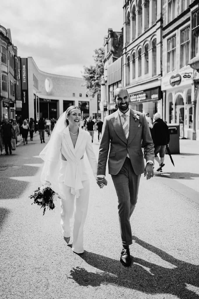 Wedding suit bridal inspiration captured by Chloe Mary Photo