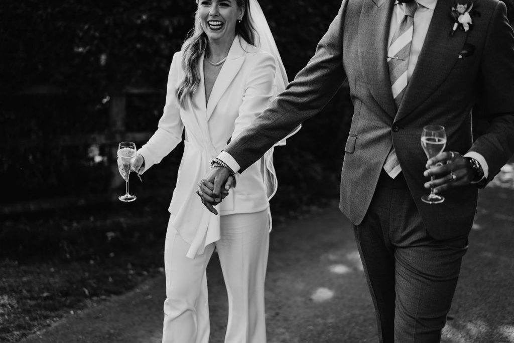 Wedding suit bridal inspiration captured by Chloe Mary Photo