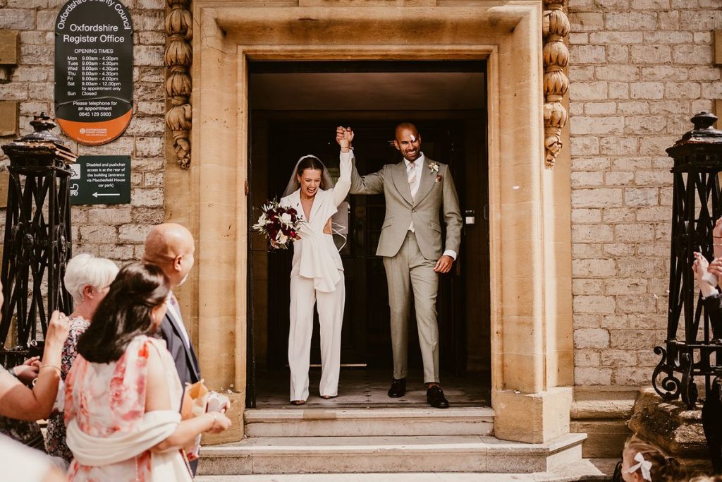 Wedding suit bridal inspiration captured by Chloe Mary Photo