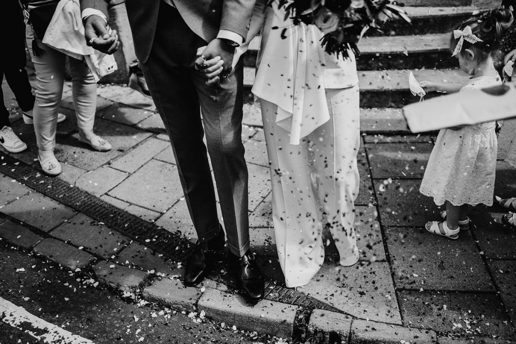 Wedding suit bridal inspiration captured by Chloe Mary Photo