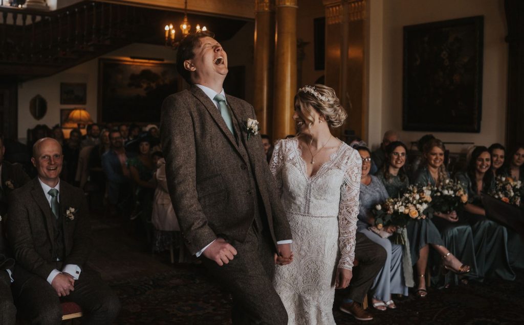A spring wedding at Walcot Hall captured by Firewood Film
