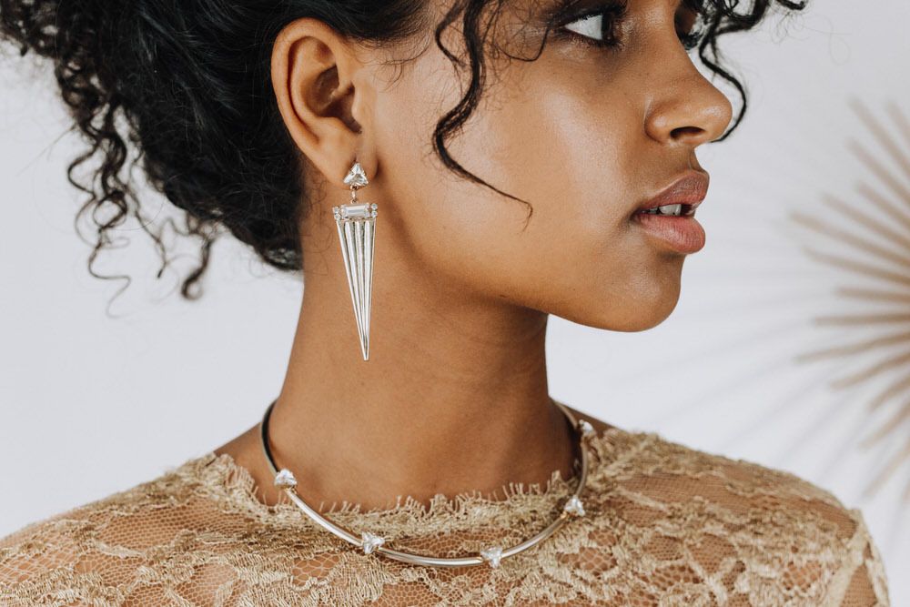 Exquisite luxury hand crafted wedding accessories from British bridal label Tilly Thomas Lux