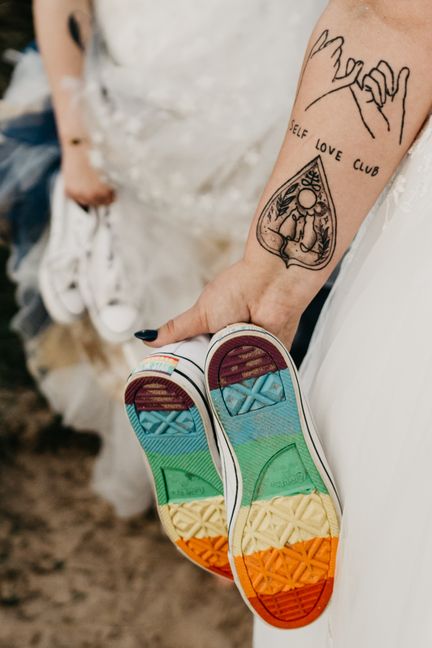 Queer wedding at Newton Hall for celestial brides  captured by David Boynton Wedding Photography