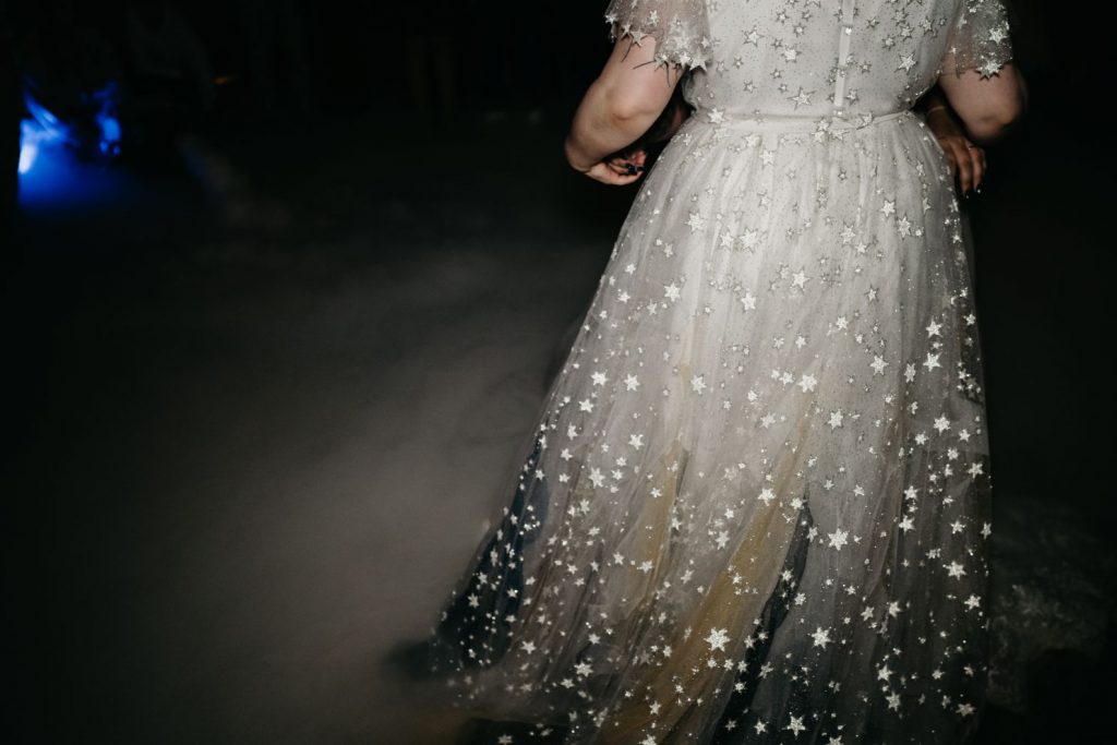 Queer wedding at Newton Hall for celestial brides  captured by David Boynton Wedding Photography