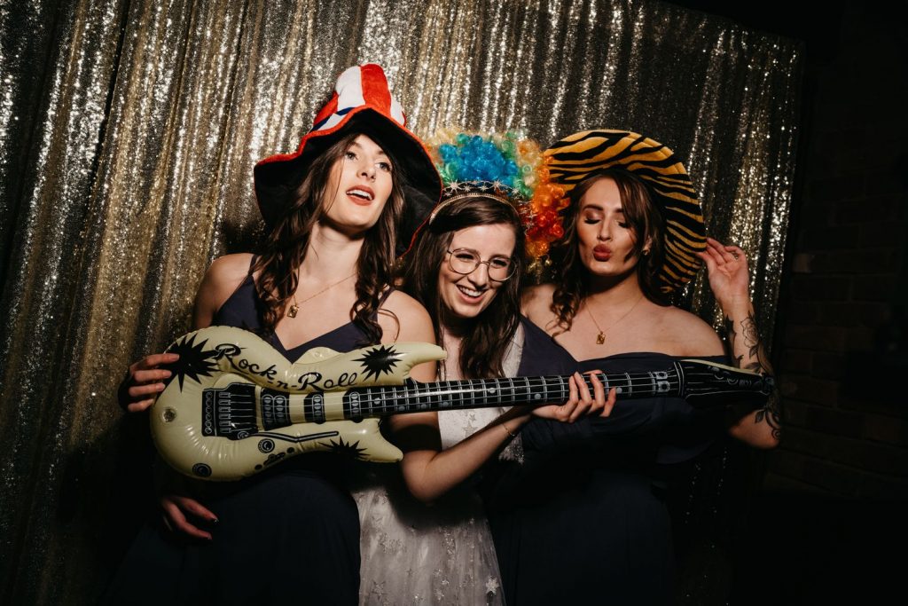 Queer wedding at Newton Hall for celestial brides  captured by David Boynton Wedding Photography