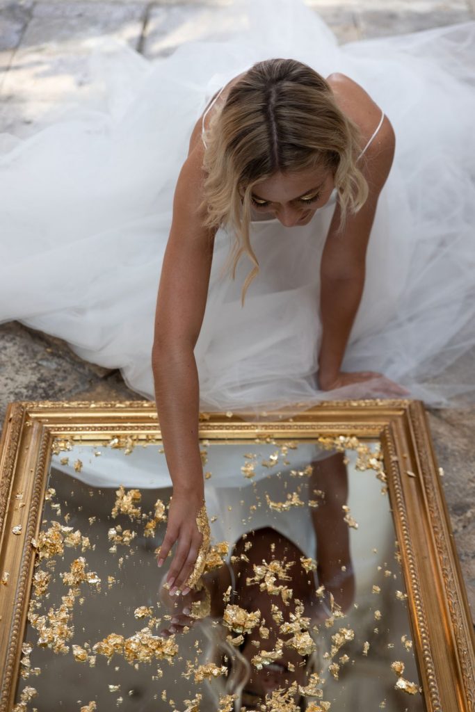 All white wedding styling for The Sweet Romance's styled wedding shoot