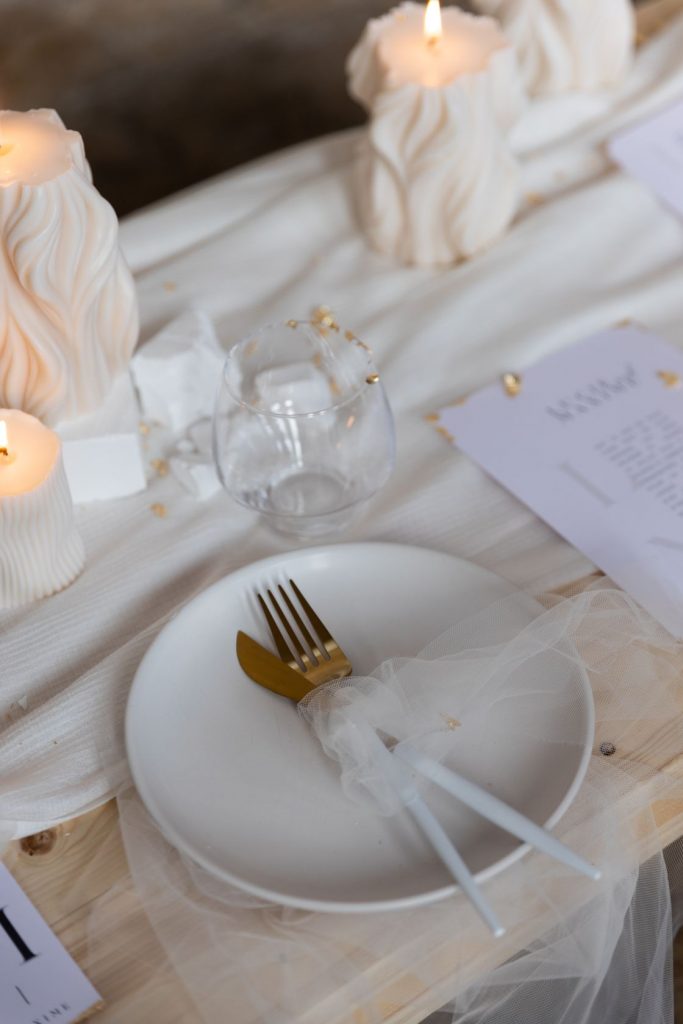 All white wedding styling for The Dream wedding inspiration shoot
