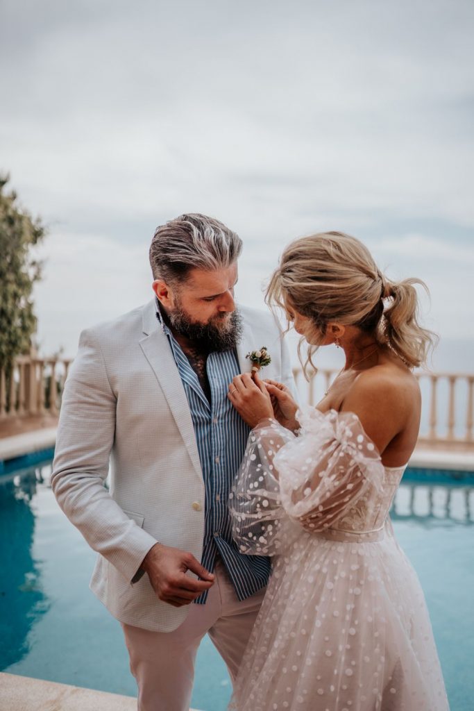An intimate destination wedding