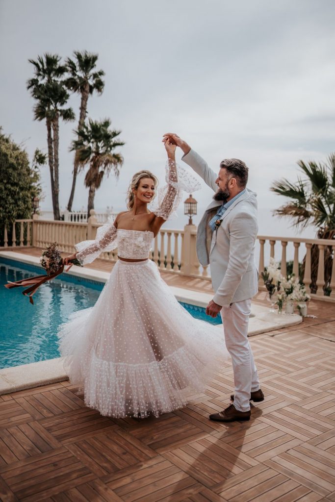 An intimate destination wedding