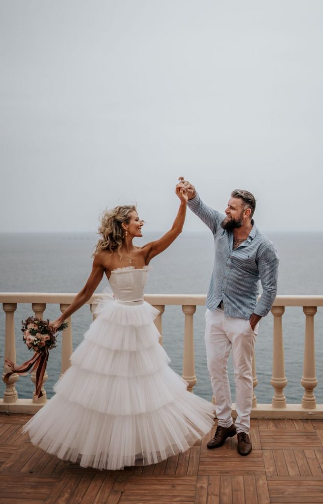 An intimate destination wedding
