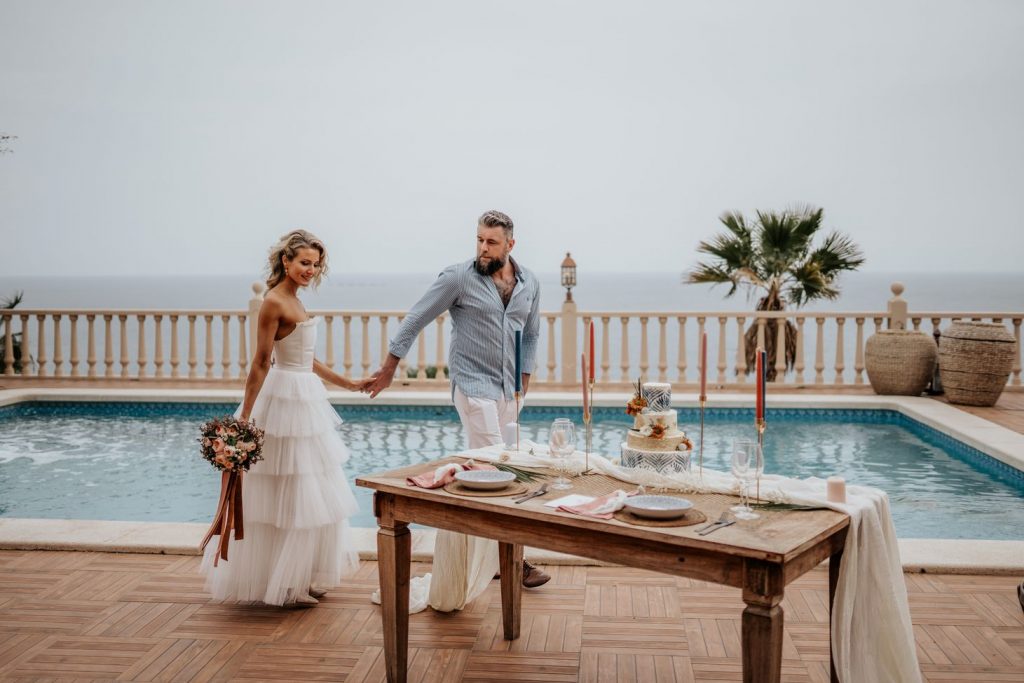 An intimate destination wedding