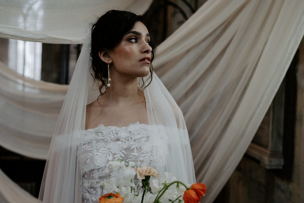 Modern wedding inspiration captured by We are The James's