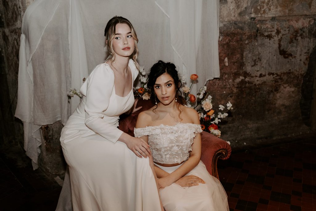 Modern wedding inspiration captured by We are The James's