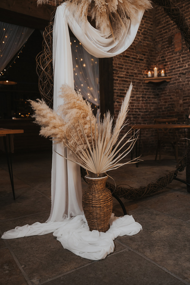 Boho wedding styling at The Barns, Yorkshire | Captured by Firewood Film