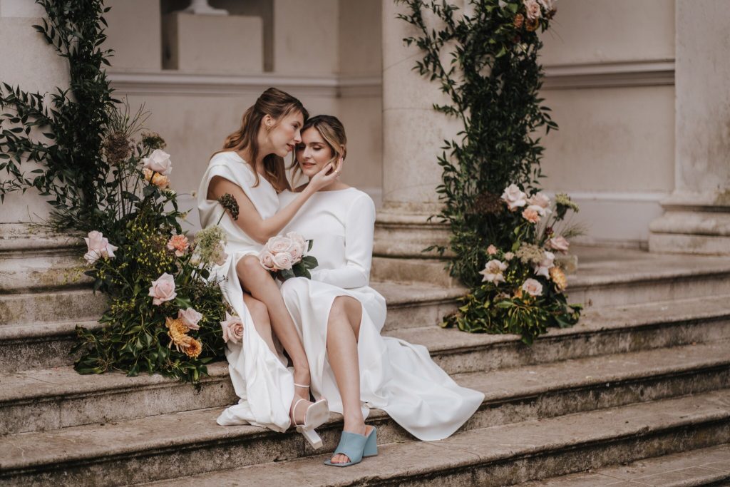Minimalist wedding style for London brides
