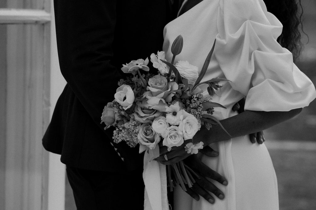 Editorial wedding inspiration shoot captured by modern wedding photographers We are The James's