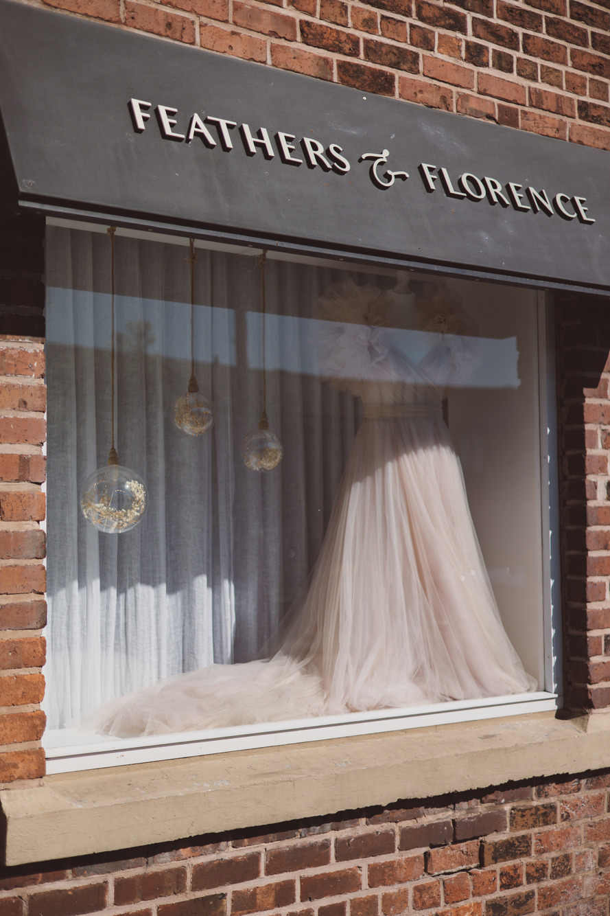 Longridge bridal studio Feathers & Florence