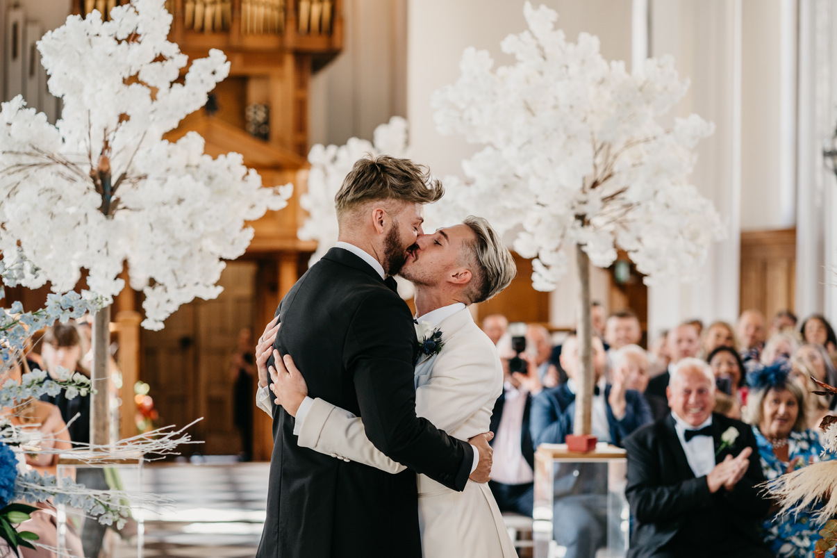 A colourful wedding at Hawkstone Hall | David Boynton Photography
