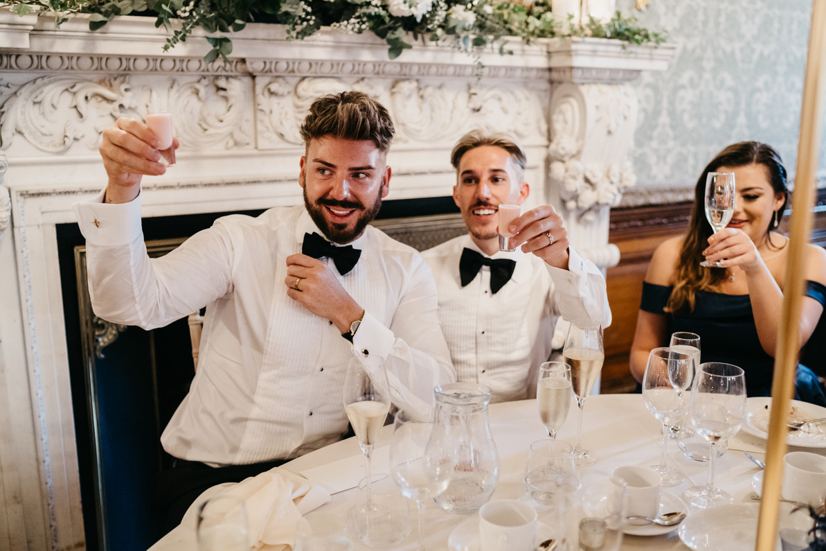 A colourful wedding at Hawkstone Hall | David Boynton Photography