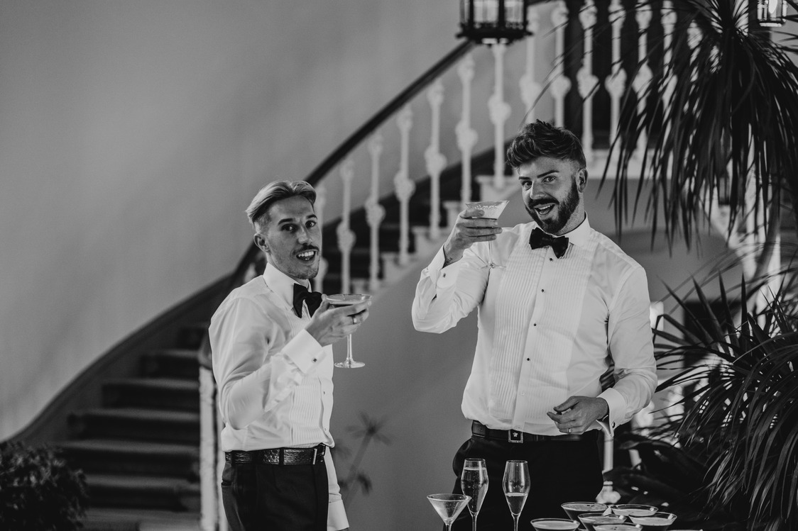 A colourful wedding at Hawkstone Hall | David Boynton Photography