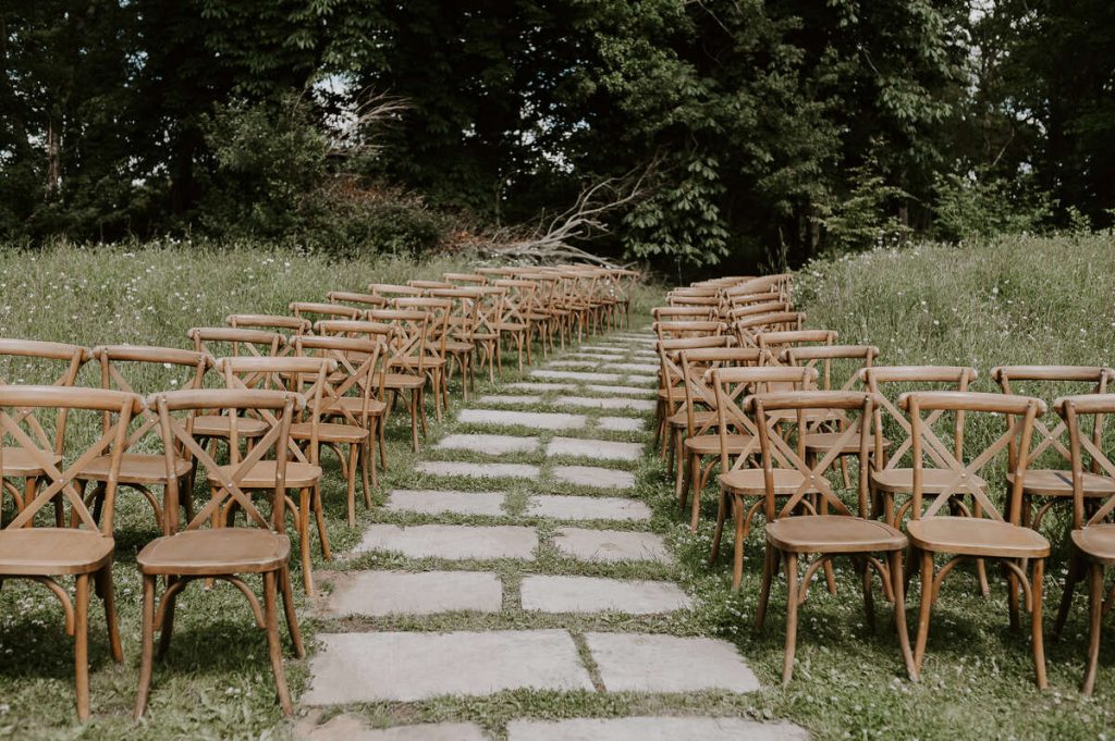 An outdoor wedding ceremony at Wilderness Reserve | Sharon Cudworth Photography