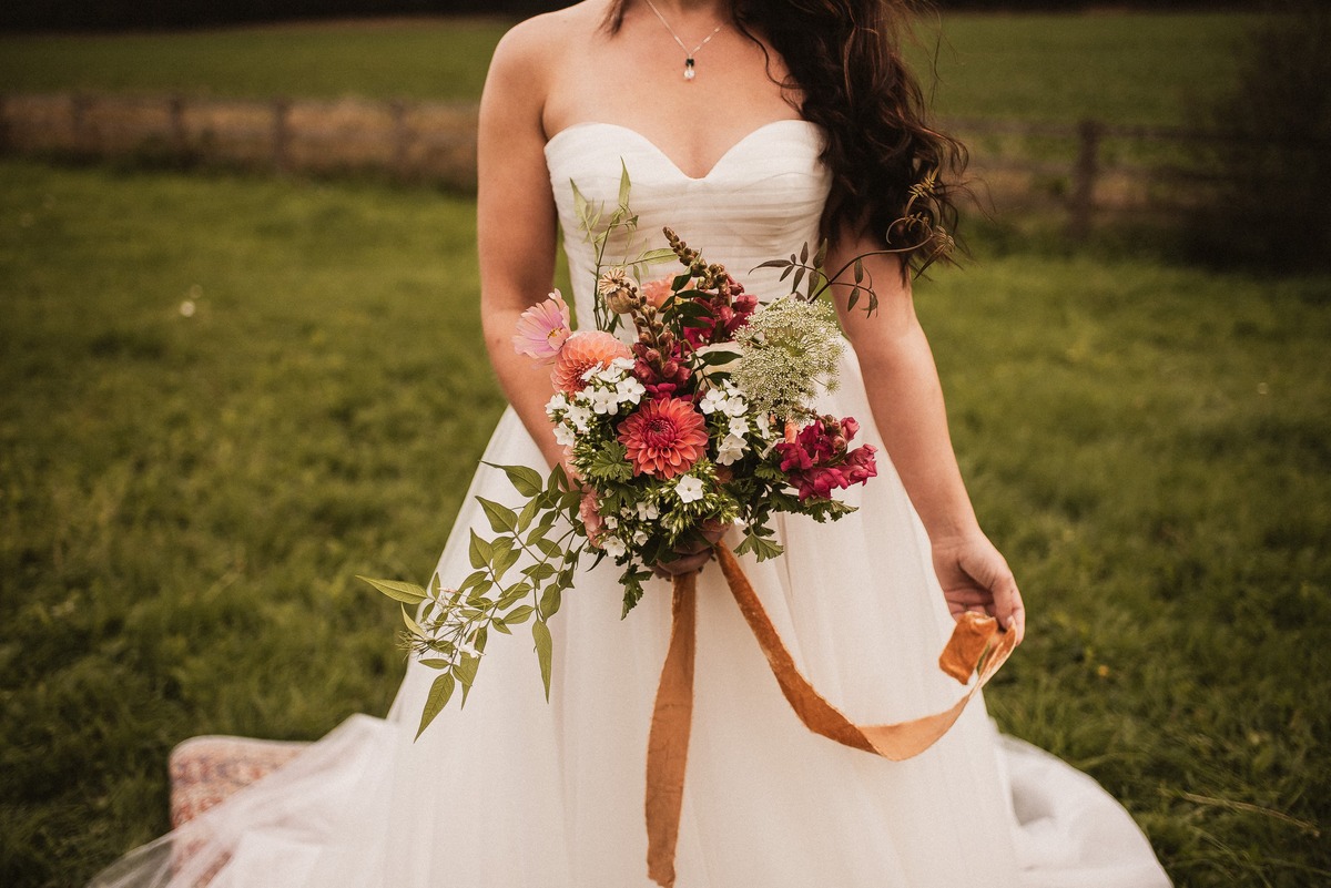 Boho Luxe wedding shoot at Inkersall Grange | Shaun Walker Photography