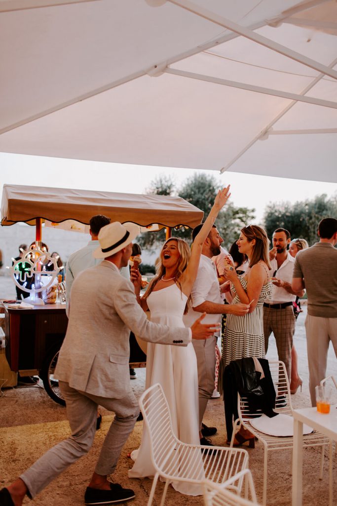 Emily + Matt's destination wedding pre-night pizza party | Nicola Dixon Photography