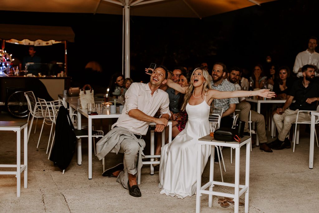 Emily + Matt's destination wedding pre-night pizza party | Nicola Dixon Photography
