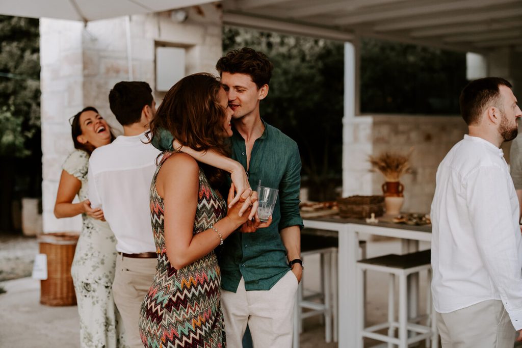 Emily + Matt's destination wedding pre-night pizza party | Nicola Dixon Photography