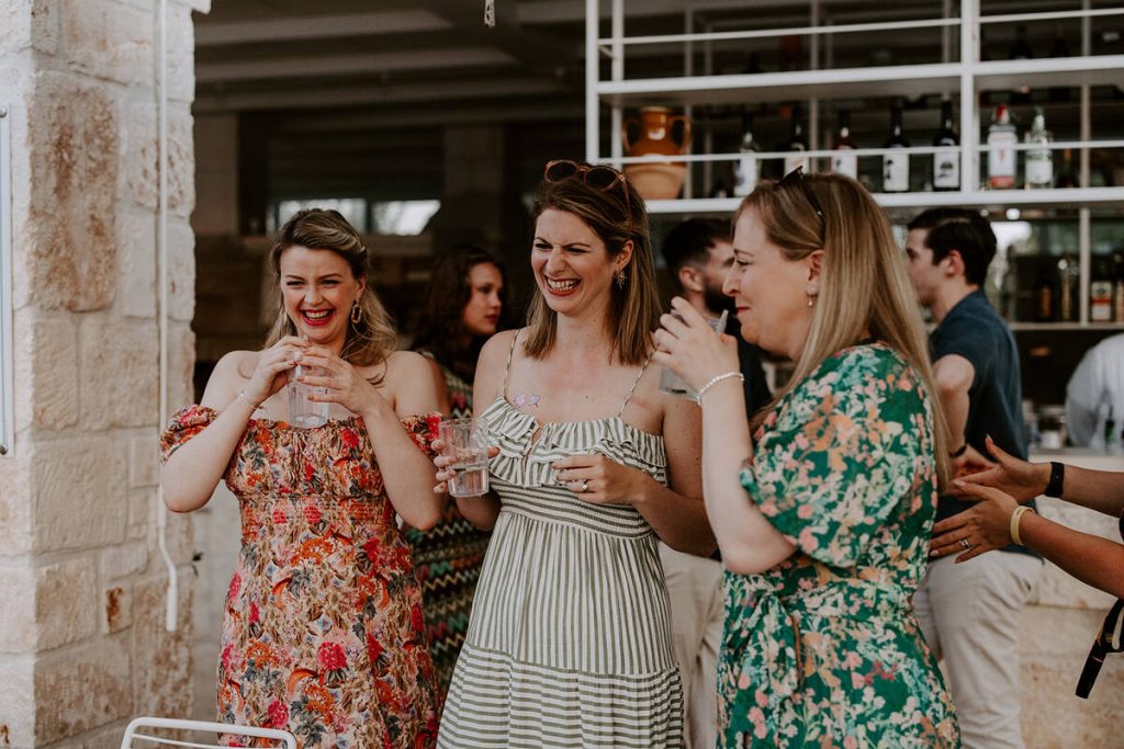 Emily + Matt's destination wedding pre-night pizza party | Nicola Dixon Photography