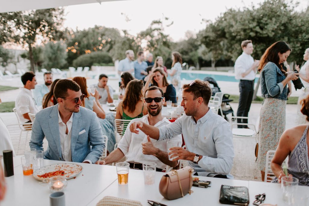 Emily + Matt's destination wedding pre-night pizza party | Nicola Dixon Photography