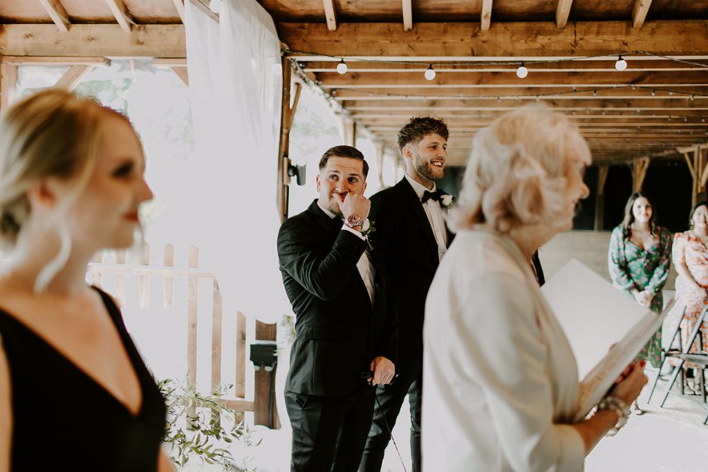 Sophie + Lee's minimalist wedding at Elmhay Park | Sian Hall Photography
