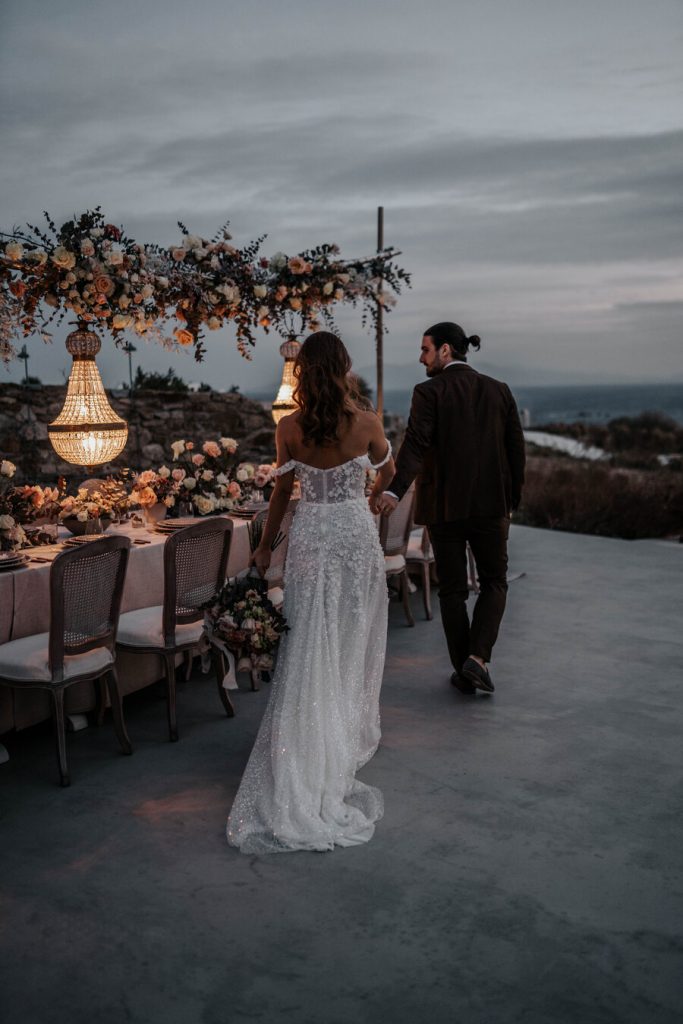 An intimate tablescape for a multi-day Mykonos wedding | Jessica Apps Photography