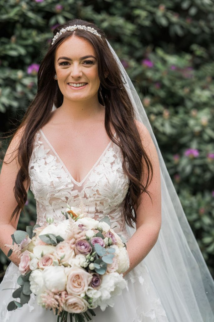 Bride Jessica, beautiful in Maggie Sottero during her Spring wedding day | Jessica Raphael Photography