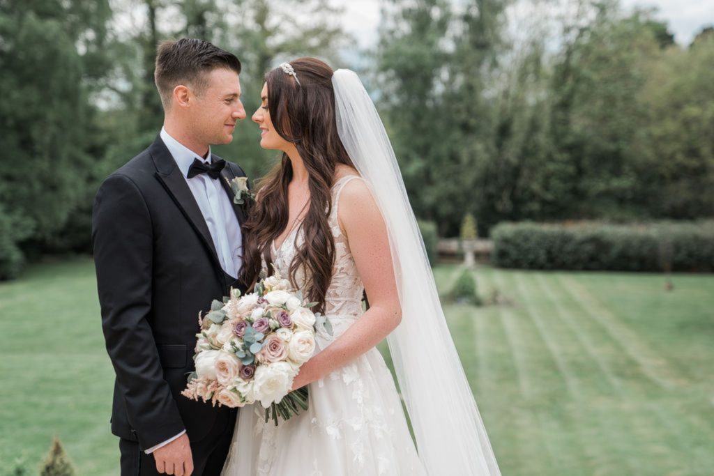 Ivory wedding in The Courtyard, Hampton Manor