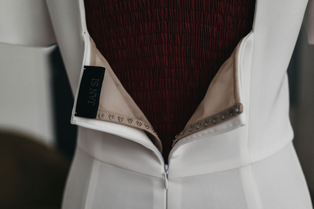 Bespoke Bridal - behind the scenes with bridal designer Jan Si Studios | Captured by Zach & Grace