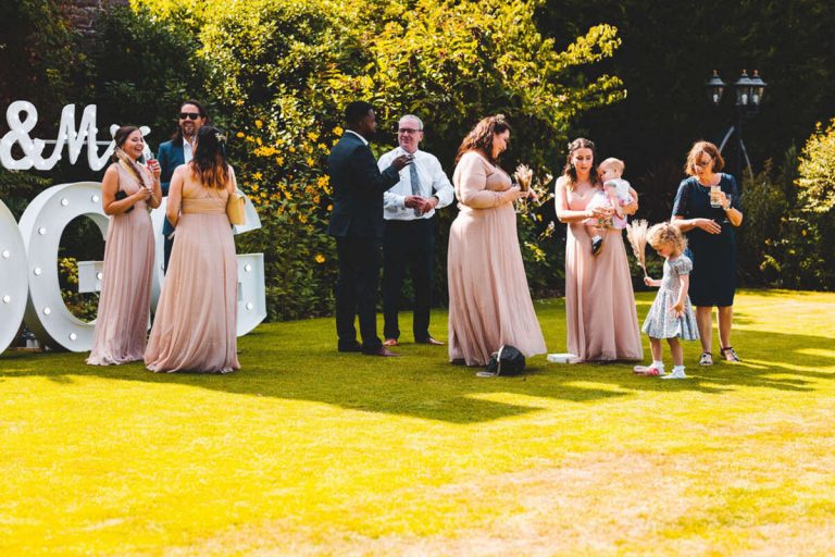 A relaxed garden party wedding at Rowton Castle | Benny Smyth Photography