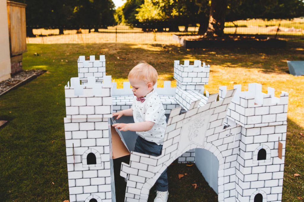 Garden games and chilled out vibes for Kayla + Nick's relaxed garden party wedding at Rowton Castle