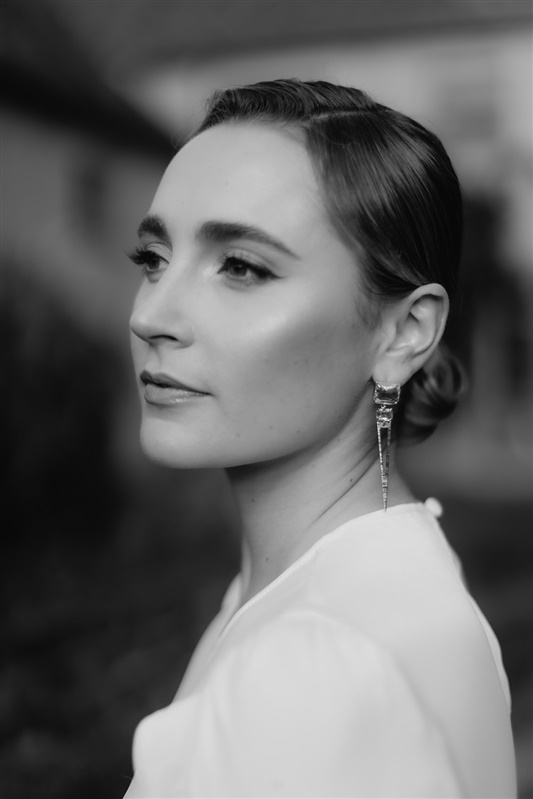 Sophisticated sleek bun elegant wedding hair style inspiration