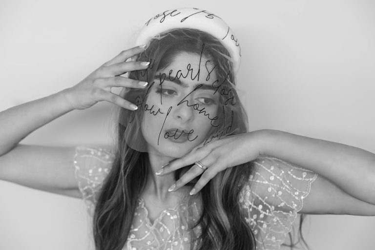 Poetry Veils; an innovative concept in personalised, one of a kind wedding veils